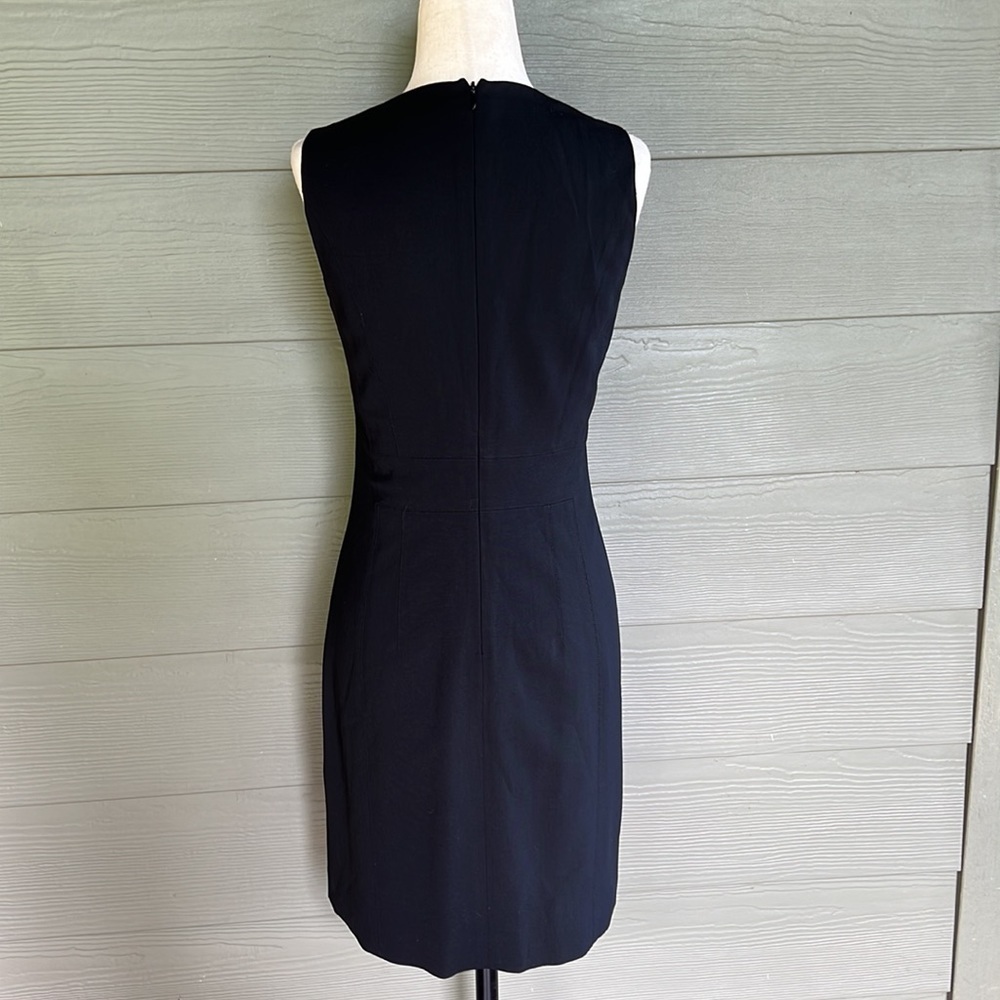 Theory Wool Blend “Taline” Sleeveless Sheath Dress View 5